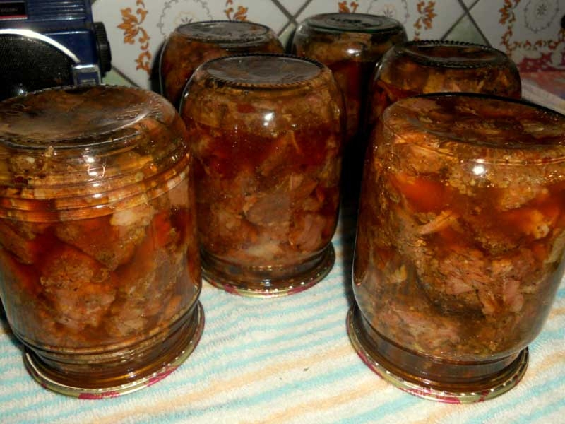 домашняя тушенка в духовке