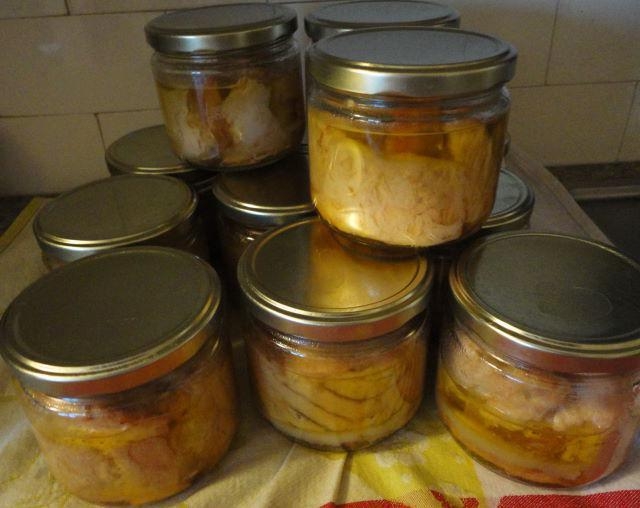 скумбрия в масле в домашних условиях