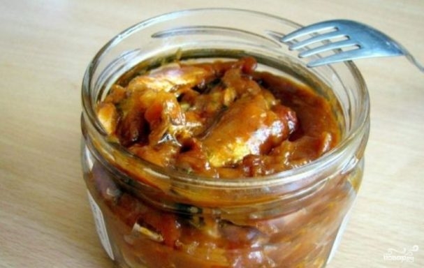 скумбрия в масле в домашних условиях