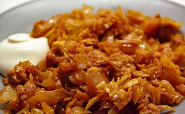 простой рецепт солянки на зиму из капусты