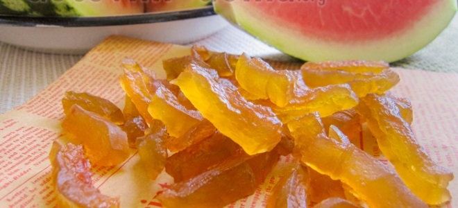 цукаты из арбузных корок рецепт