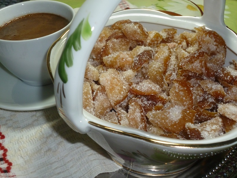 цукаты из яблок быстрый рецепт