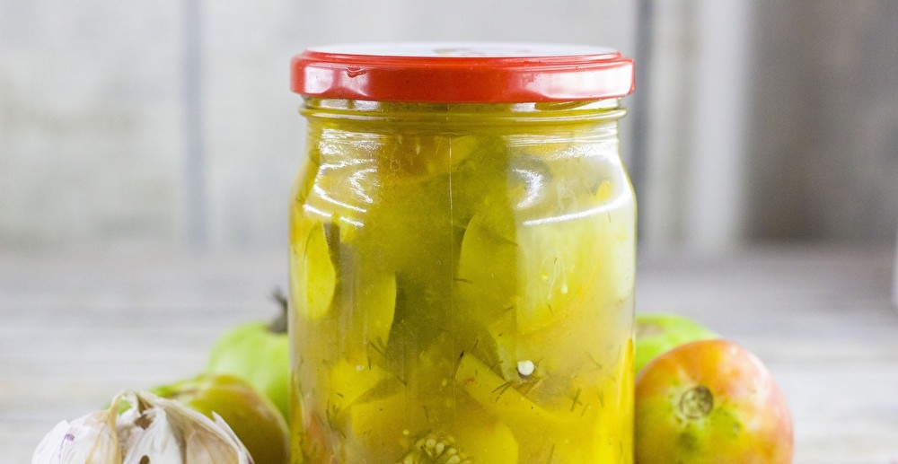 донской салат из зеленых помидор на зиму