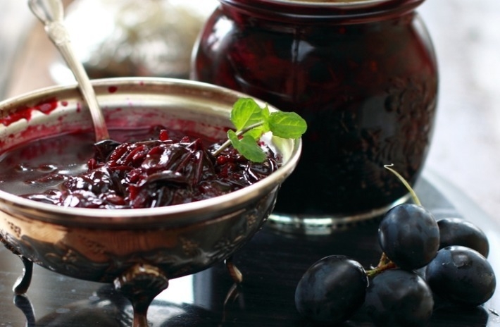 джем из винограда с косточками на зиму