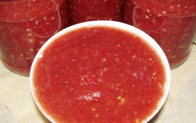 томатный соус из помидор на зиму рецепты