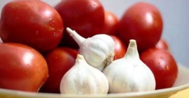 Горлодер с чесноком