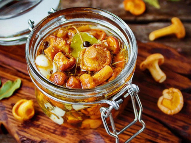 как солить лисички