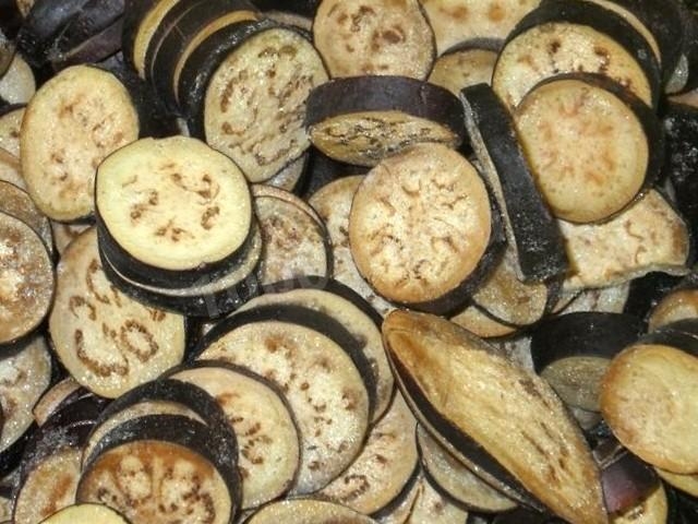 как заморозить баклажаны на зиму в морозилке