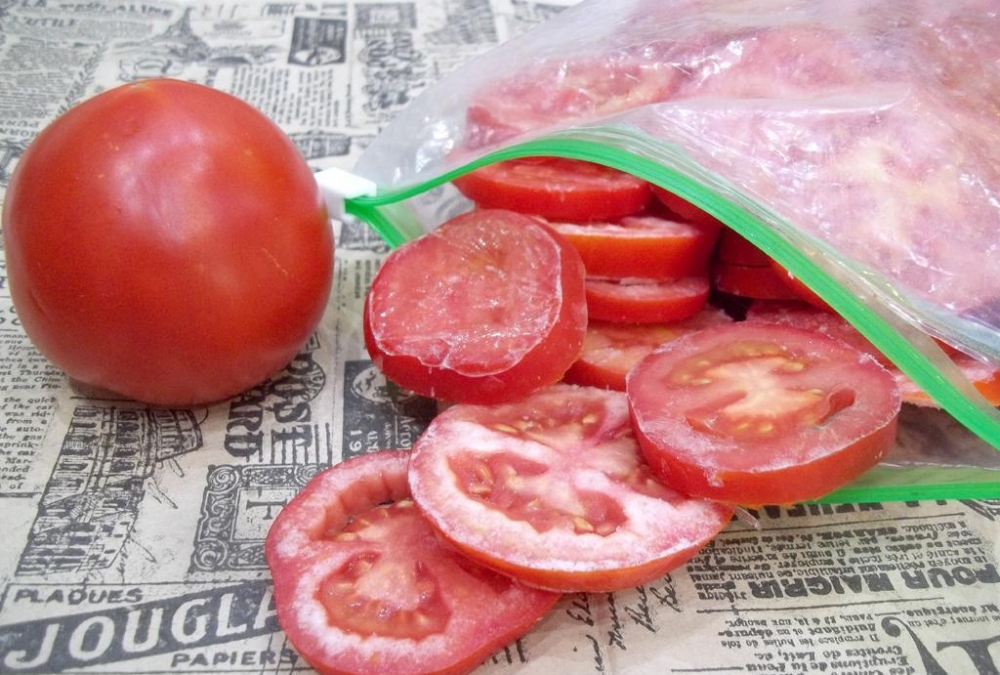 заморозка помидоров на зиму в домашних условиях