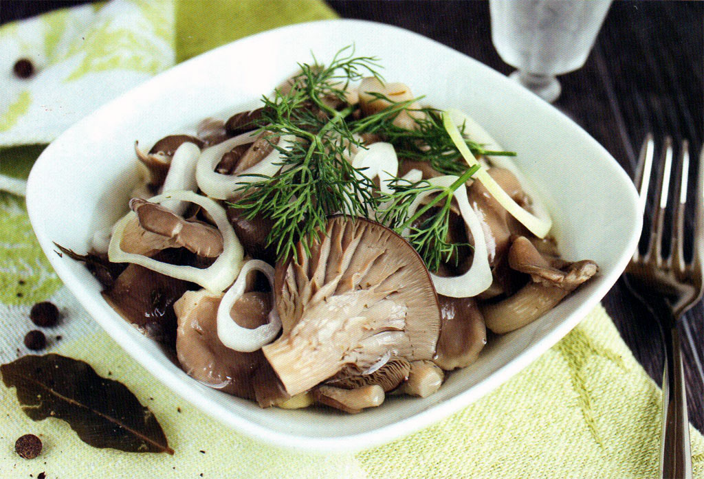 засолить вешенки быстро