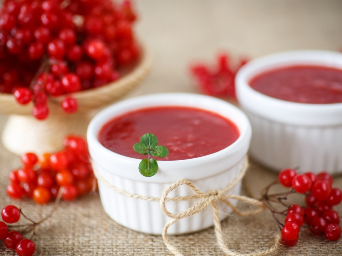 сок из калины на зиму без варки