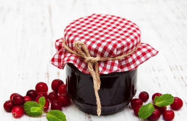 клюква с апельсином и сахаром на зиму