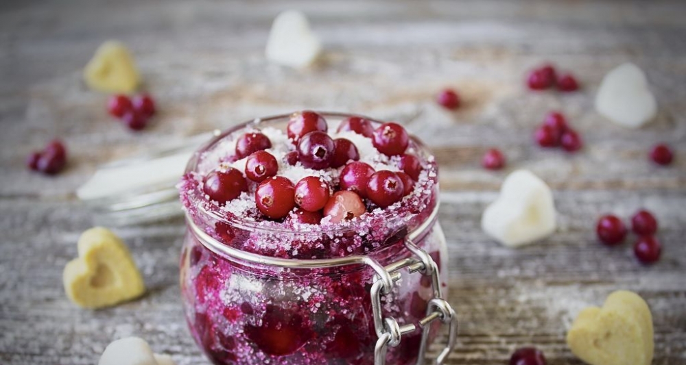 клюква моченая на зиму