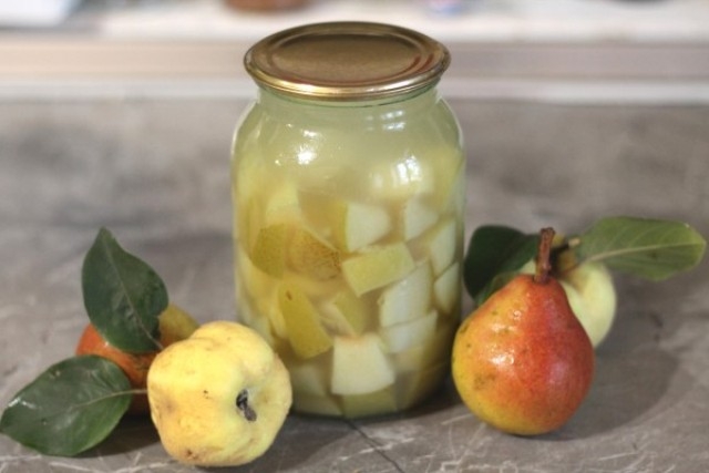 приготовить компот из айвы на зиму