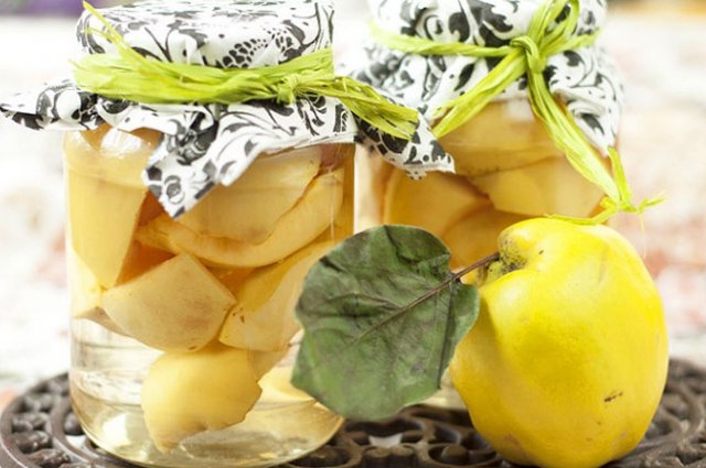 приготовить компот из айвы на зиму