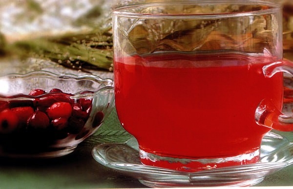 брусничный компот