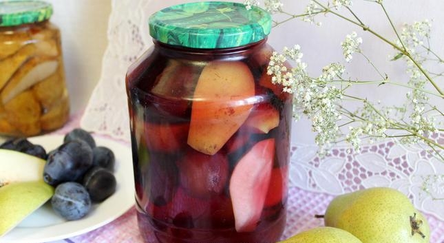 компот из груш на зиму рецепты