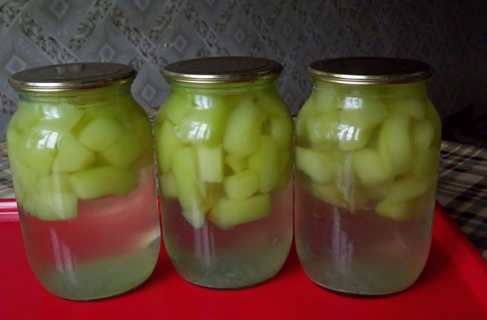 компот из кабачков с апельсином на зиму