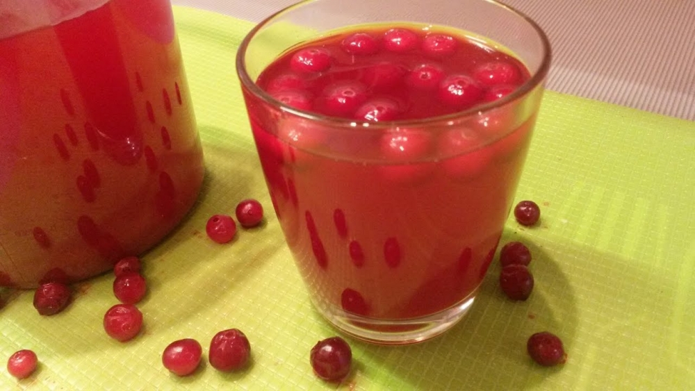 компот из клюквы рецепт