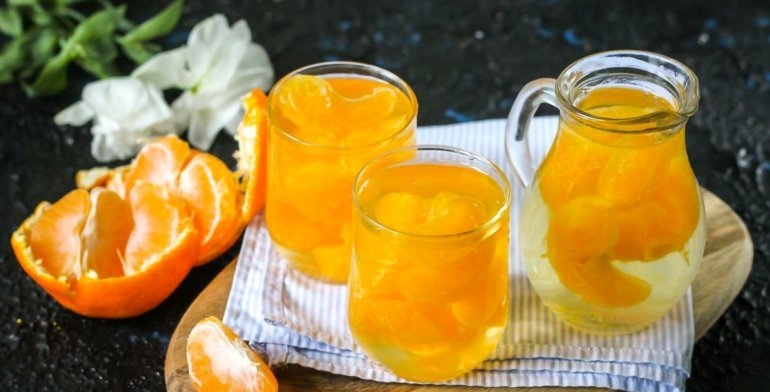 компот из мандаринов на зиму