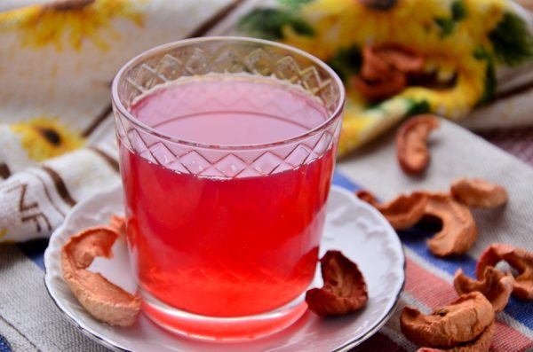 компот из сухих яблок