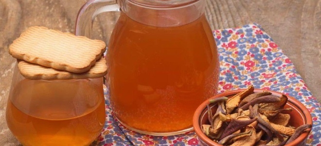 компот из сухих яблок