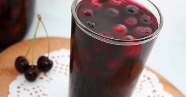 Компот из замороженной вишни