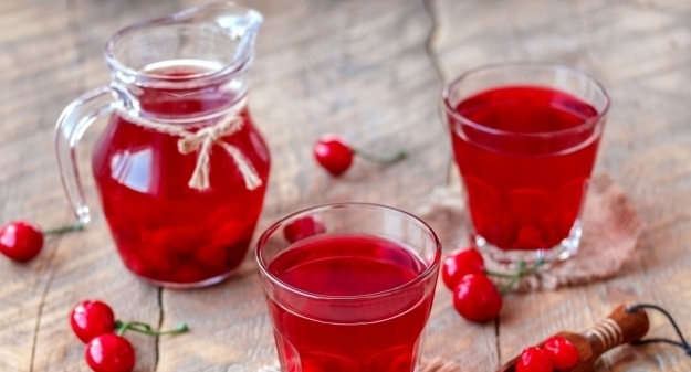 как сварить компот из замороженной вишни