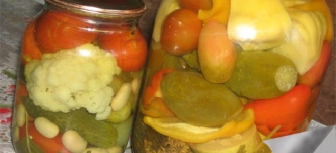 ассорти из овощей на зиму