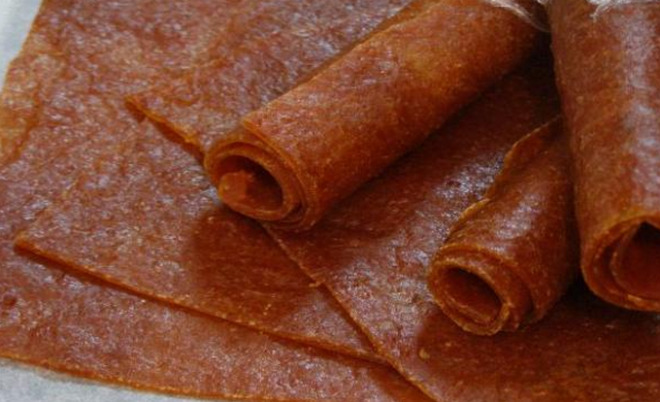 пастила из яблок в духовке