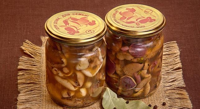 рецепт маринованных маслят