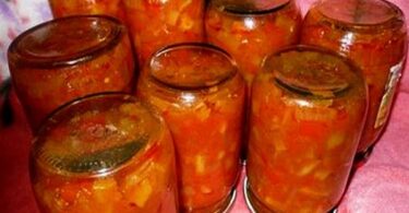 Зимний салат из кабачков