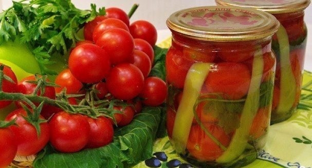 салат из красных помидоров на зиму