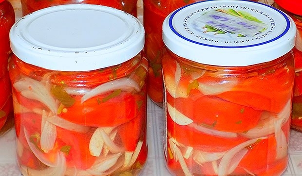 салат из помидоров на зиму пальчики оближешь