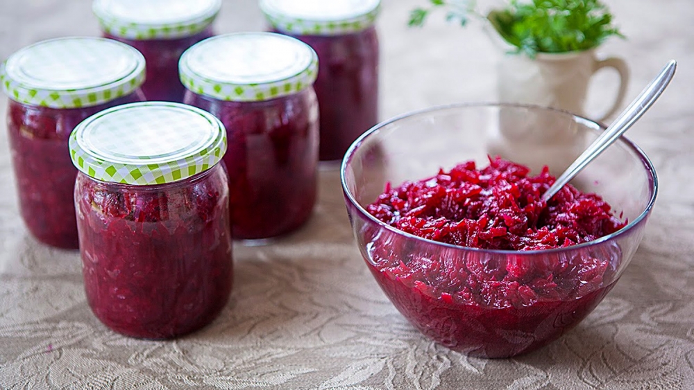 салат из свеклы на зиму без стерилизации