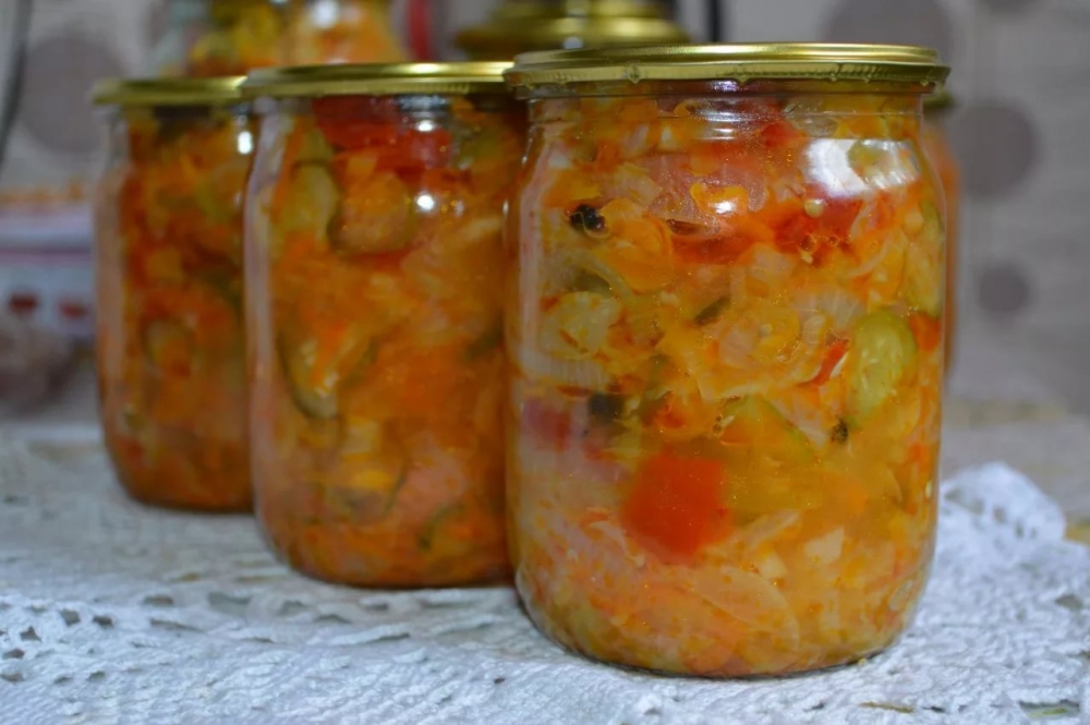 салат кубанский с капустой на зиму рецепты