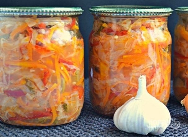 салат охотничий на зиму рецепт