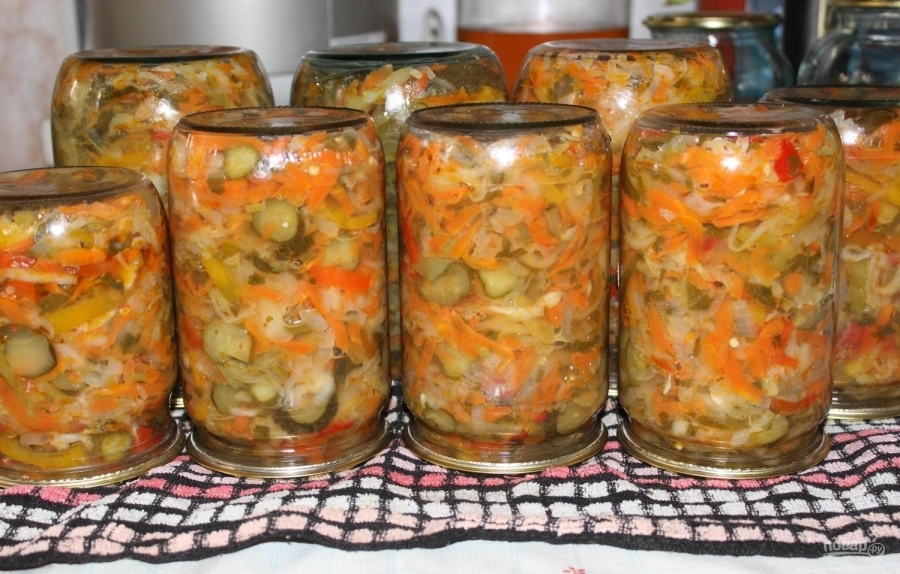охотничий салат на зиму без стерилизации