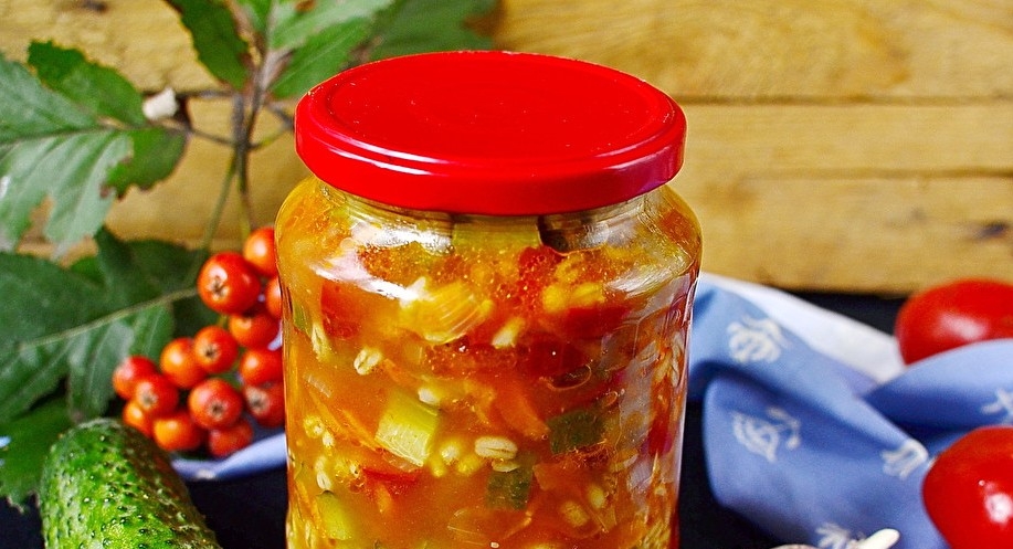 салат с перловкой