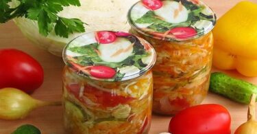 Салаты с перловкой на зиму