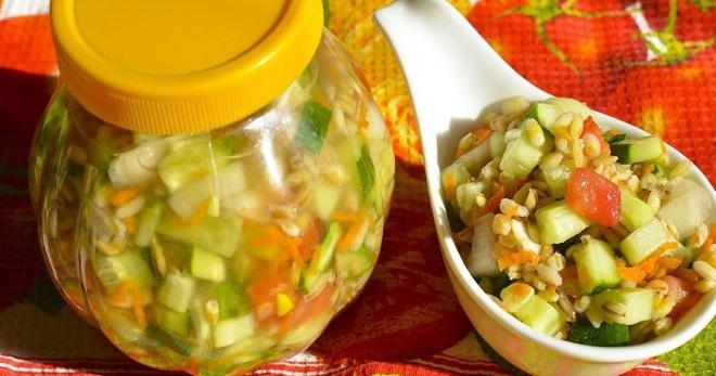 салаты с перловкой на зиму очень вкусные