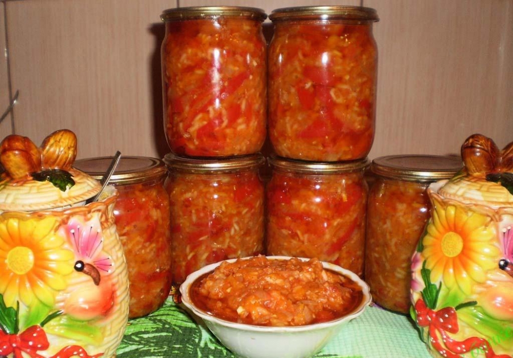 рисовый салат на зиму рецепты