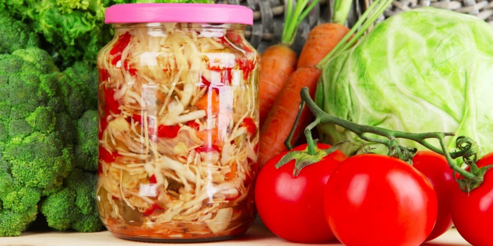 острый салат из капусты на зиму