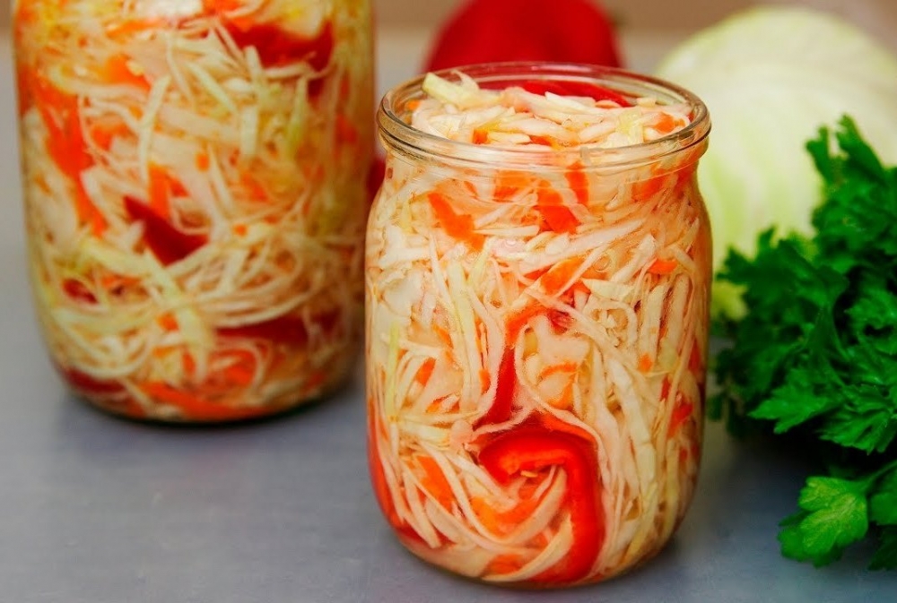 капуста салатная на зиму рецепты очень вкусно