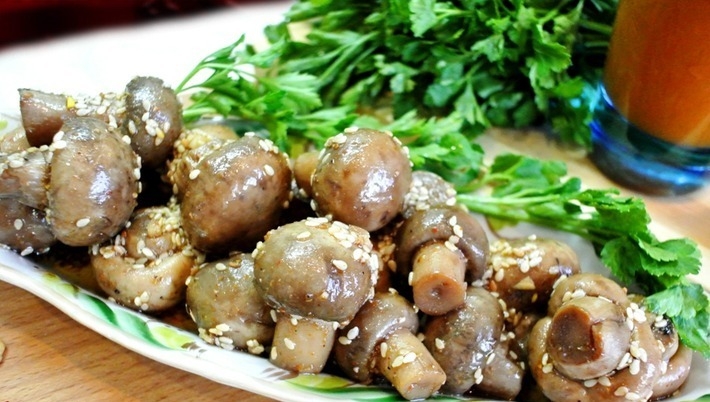 шампиньоны по корейски в домашних условиях