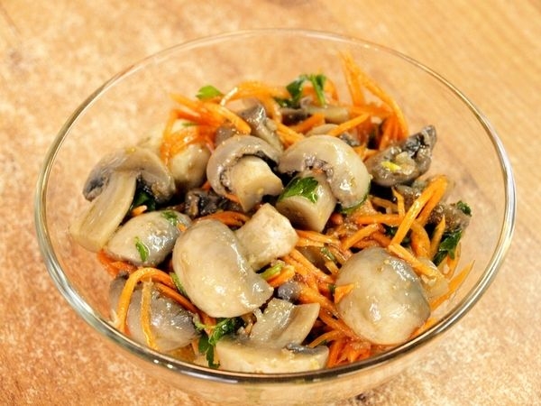 шампиньоны по корейски рецепт