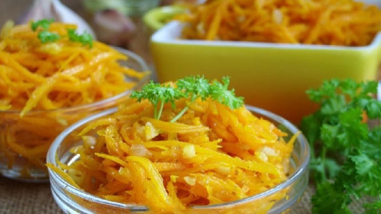 маринованная тыква по корейски