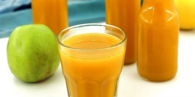 тыквенный сок с яблоками