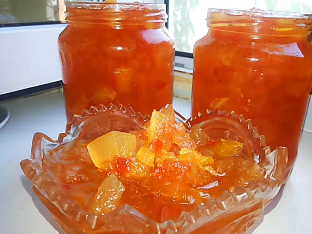 арбузное варенье из мякоти