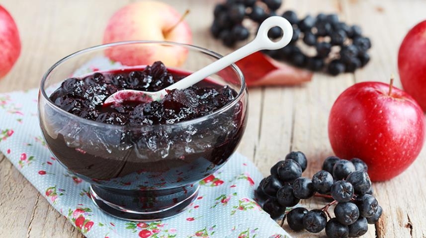 черноплодная рябина с яблоками заготовки на зиму